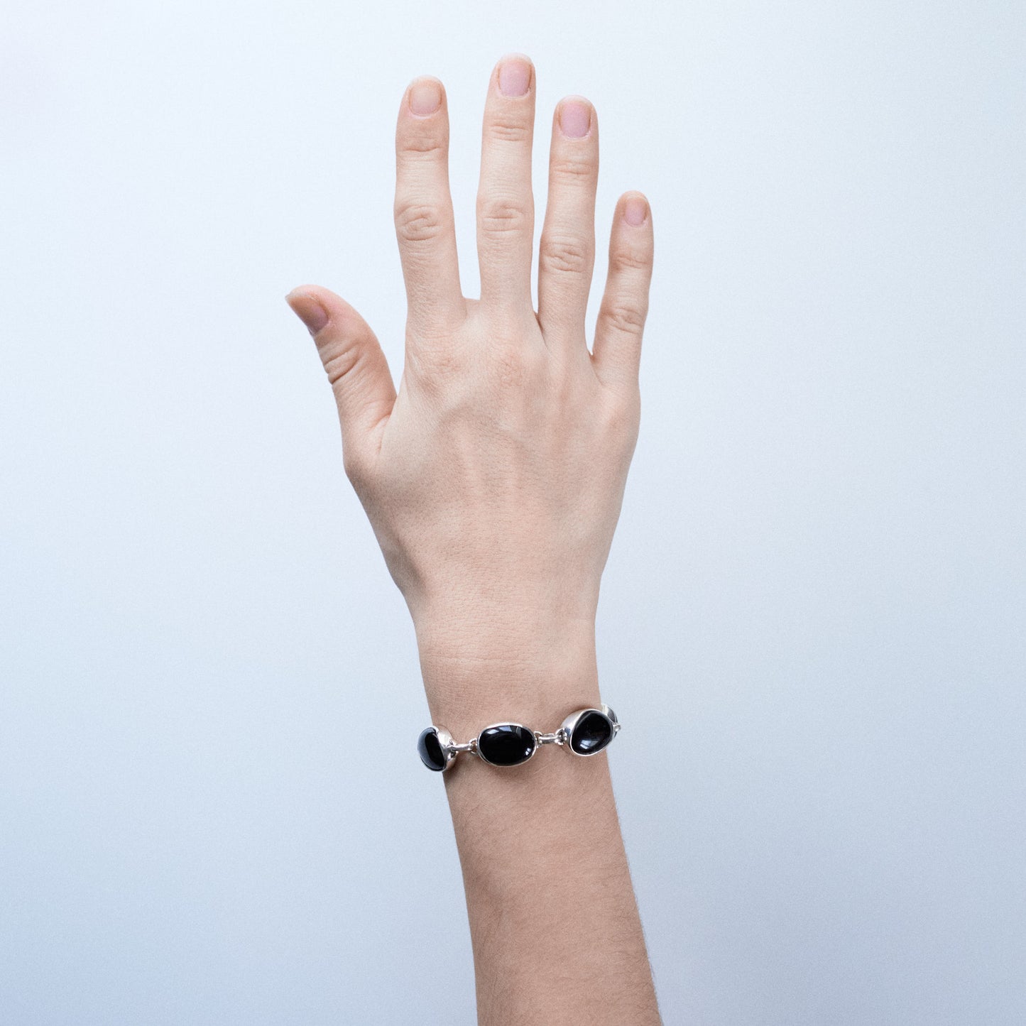 Bracelet Magma - onyx noir