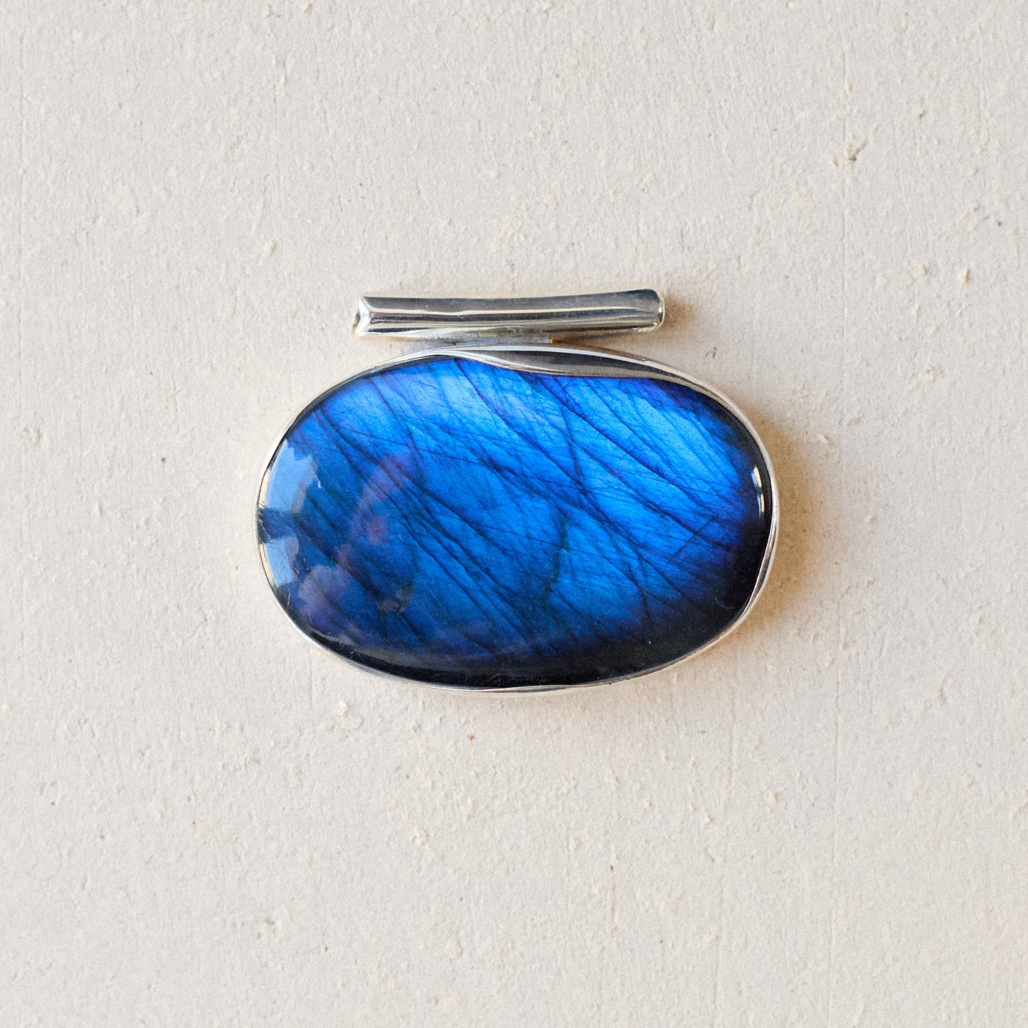 Pendentif magma - labradorite