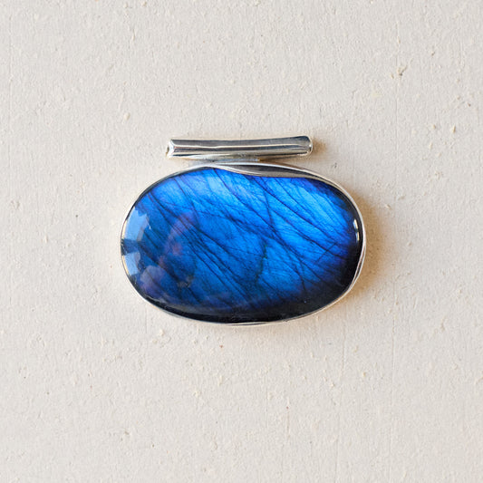 Pendentif magma - labradorite