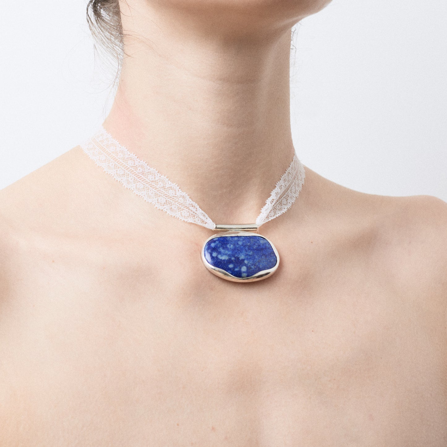 Pendentif magma - lapis lazuli