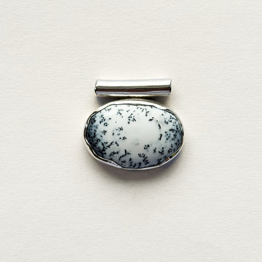 Pendentif Magma - agate dendritique